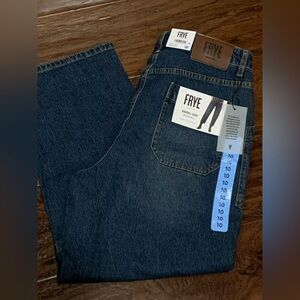 FRYE Womens Barrel Leg Jeans Size 10 NWT